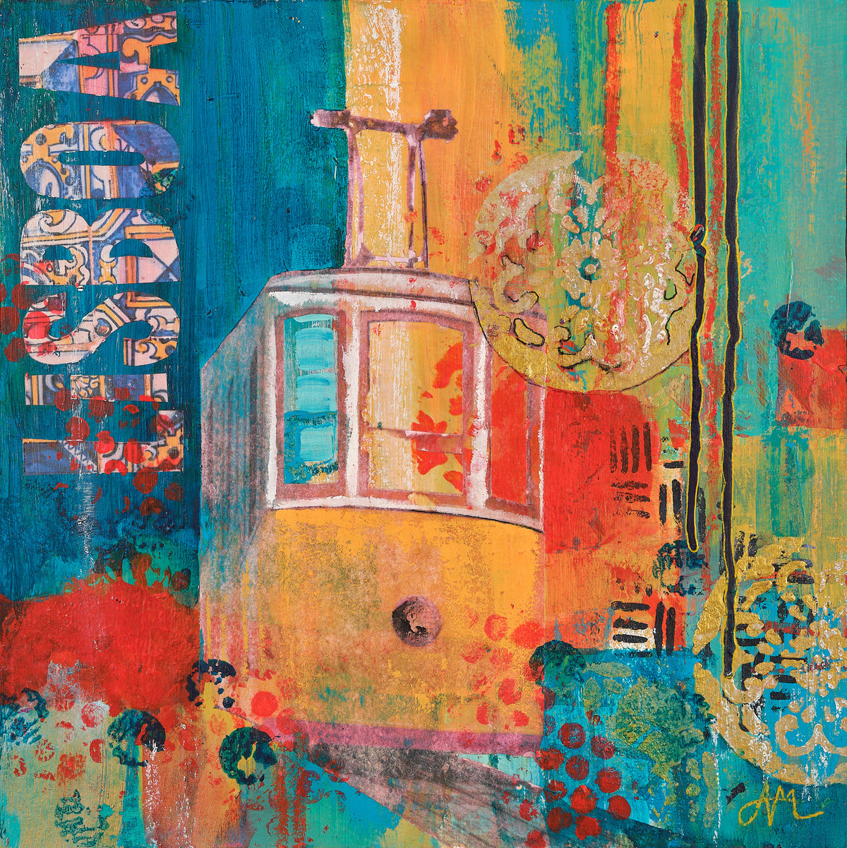 Ailene Vrana MacDougall - The Tram (Lisbon III)