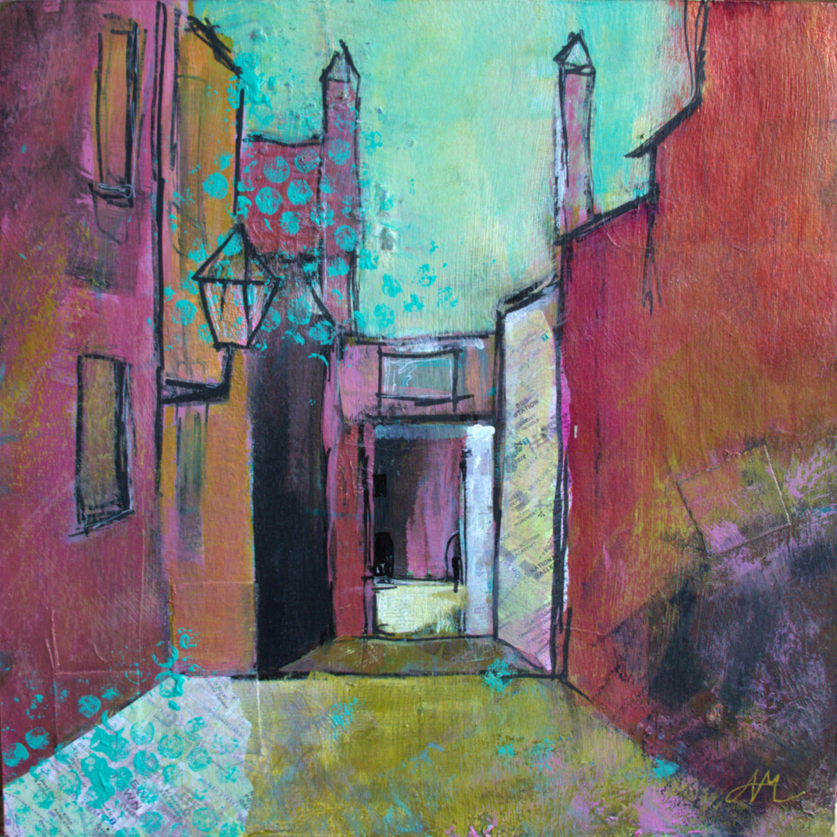 Ailene Vrana MacDougall - The Stairs (Edinborough III)