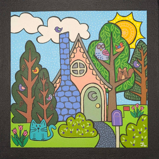 Julia Lussier-Dollard - In the Village #1, Spring Cottage