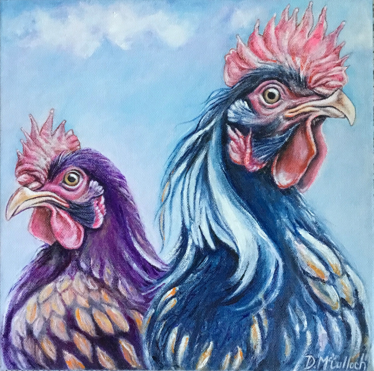 Deb McCulloch - Two Chicks