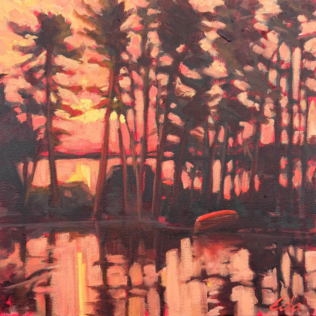 Eda Brown - Red Canoe
