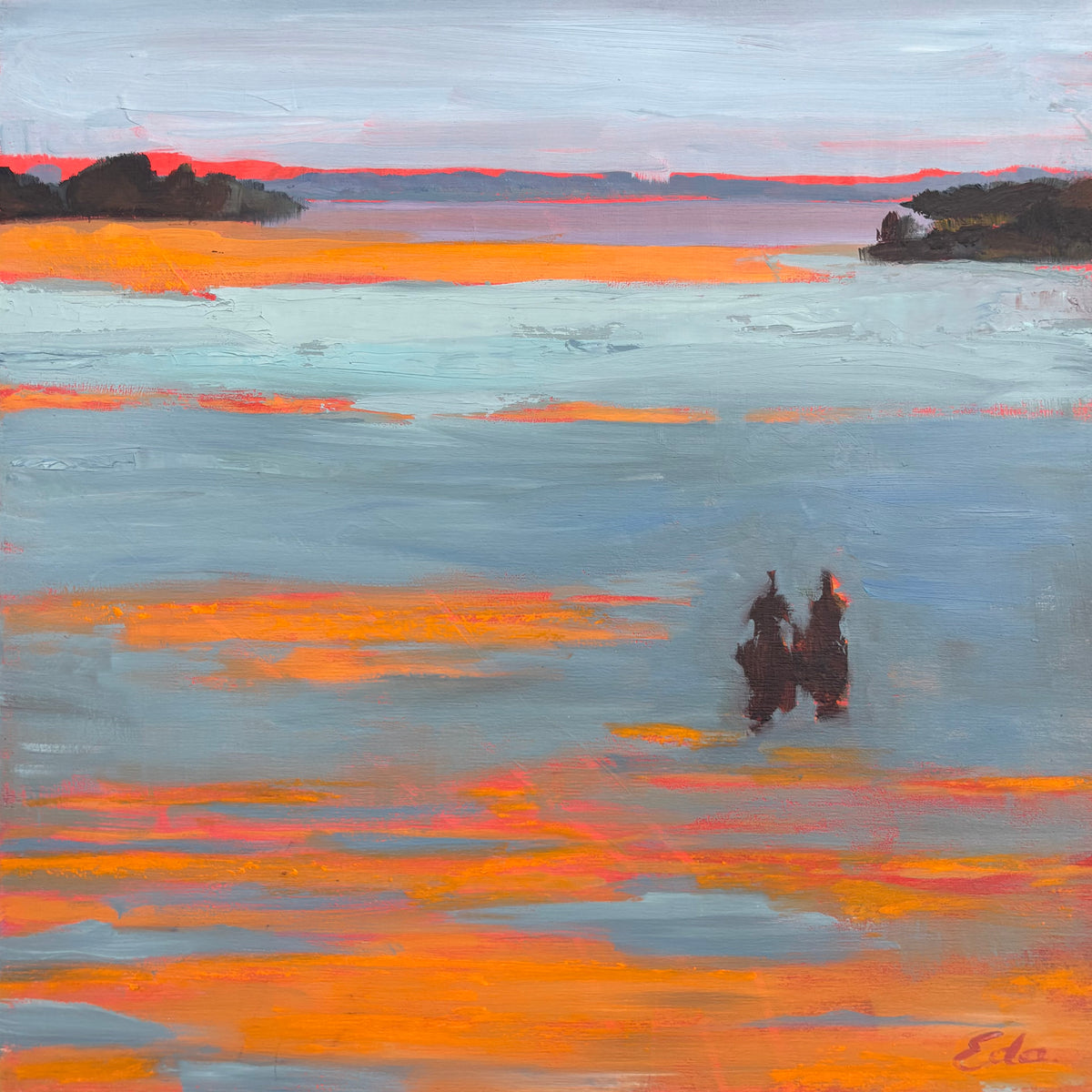 Eda Brown - Two Men in a Boat