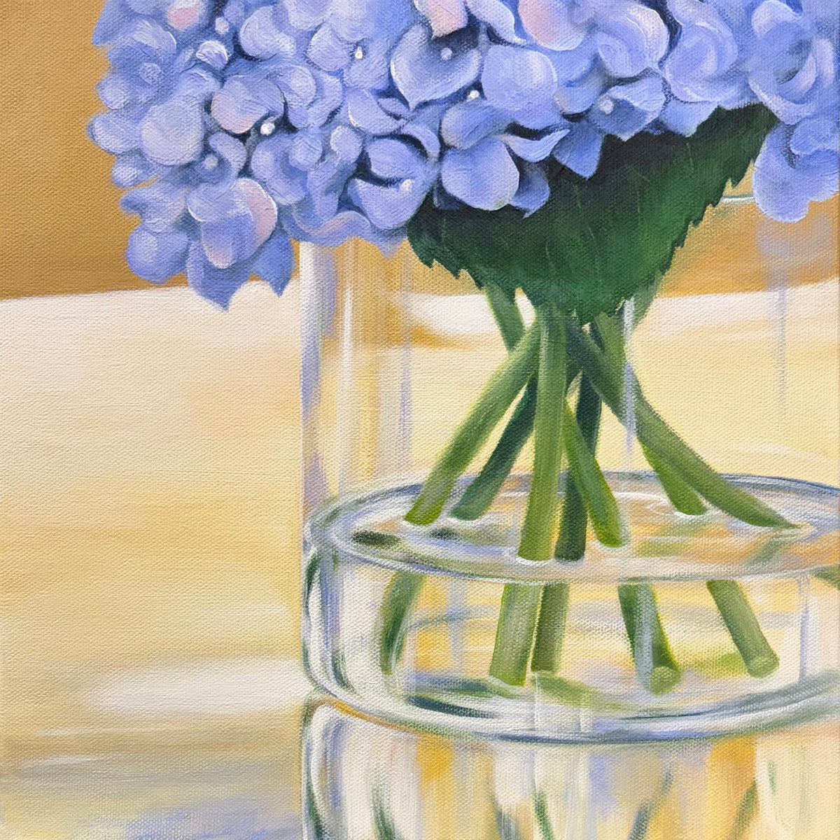 Nadine Baker - Blue Hydrangeas