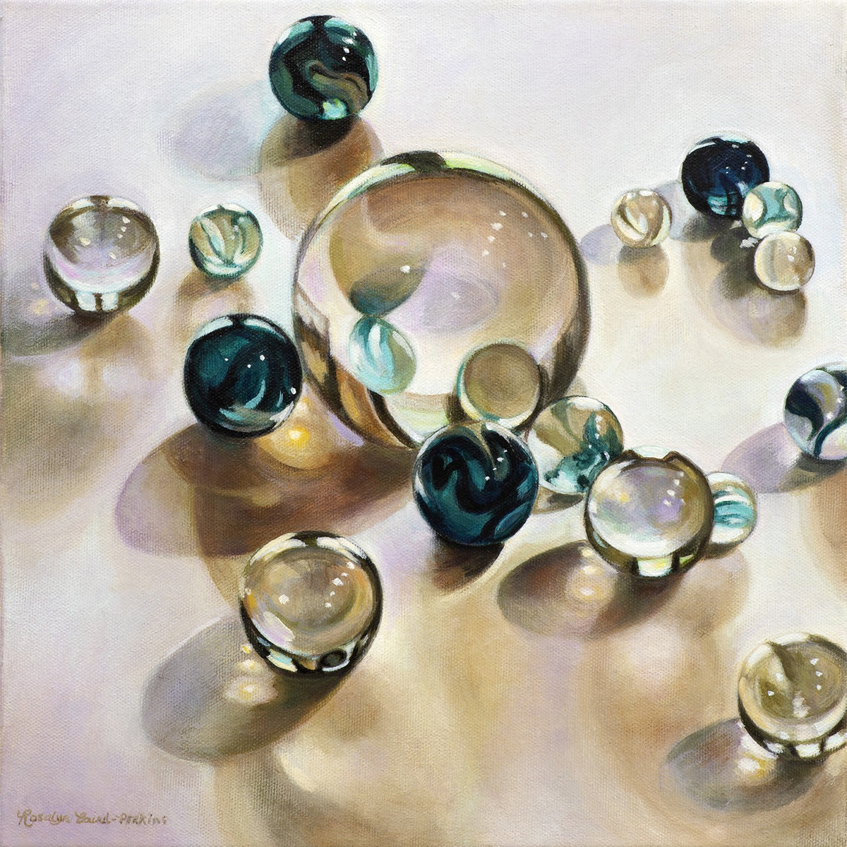 Rosalyn Baird-Perkins - Crystal Ball and Marbles #7