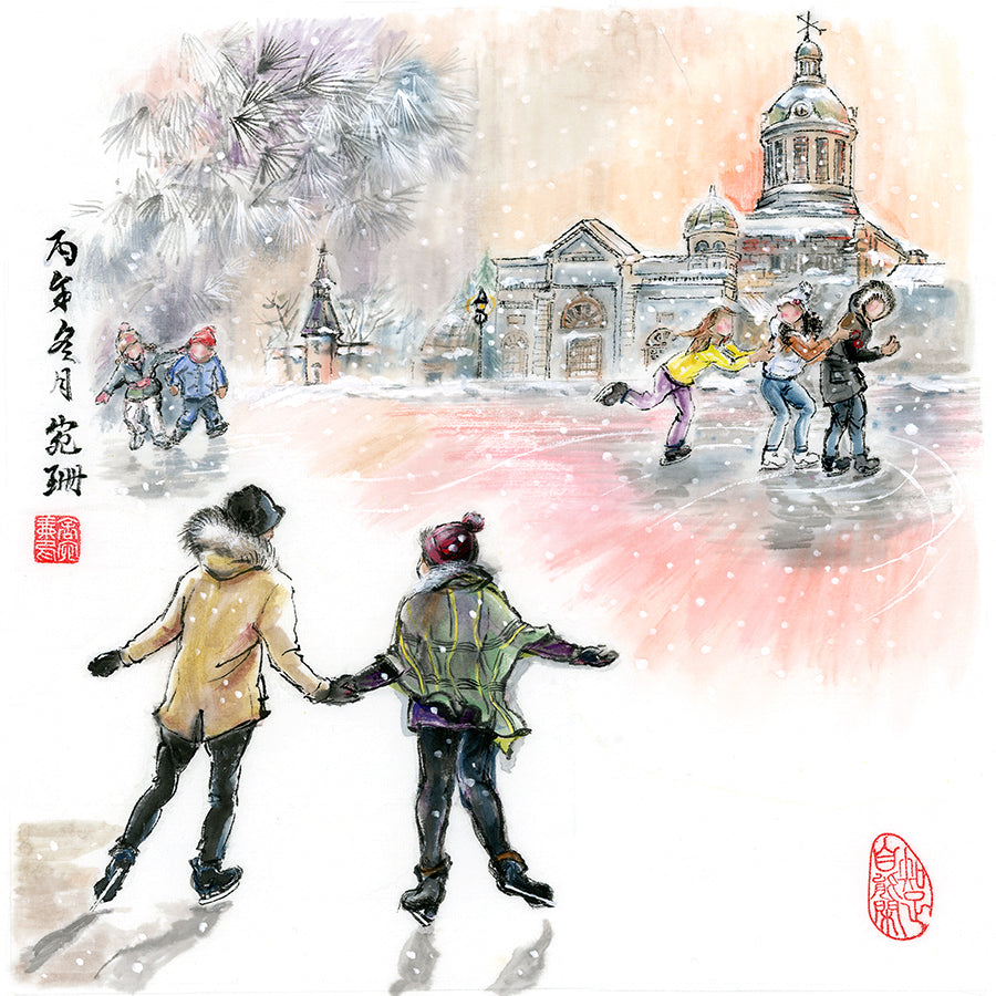 Susan Tse - Skating in Market Square ft. Kingston, ON