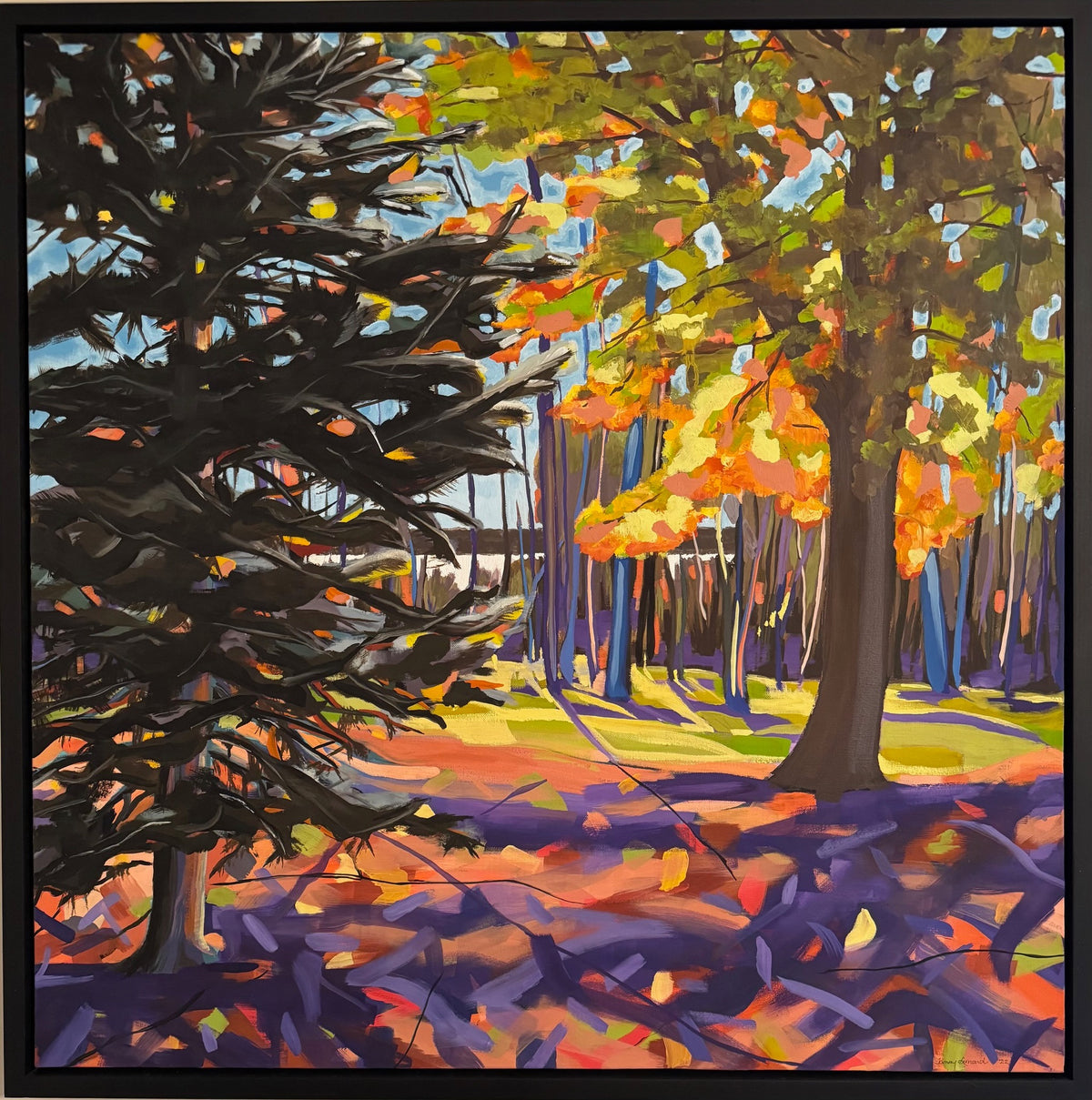Tammy Leonard - Backyard in Fall